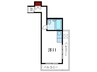 ロイヤルマロンハイツ 1Rの間取り