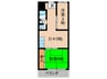 一瀬マンション 2DKの間取り