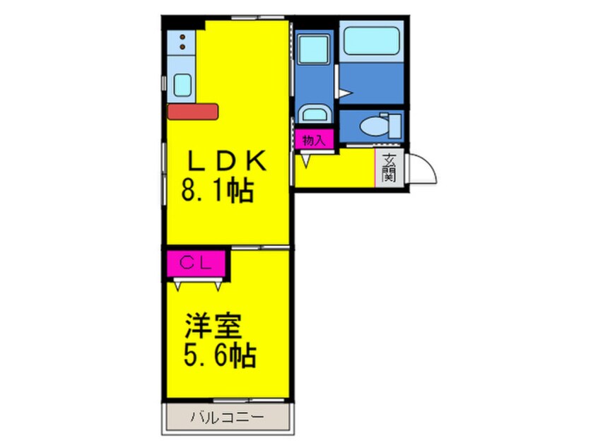 間取図 オーベルジェ・DE・田辺