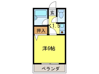 間取図 デュセルブル－伏見