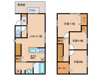 間取図 アスターテラス