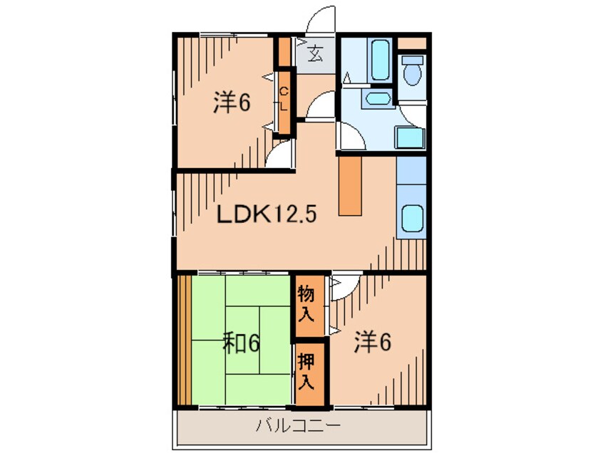 間取図 カワモヒル