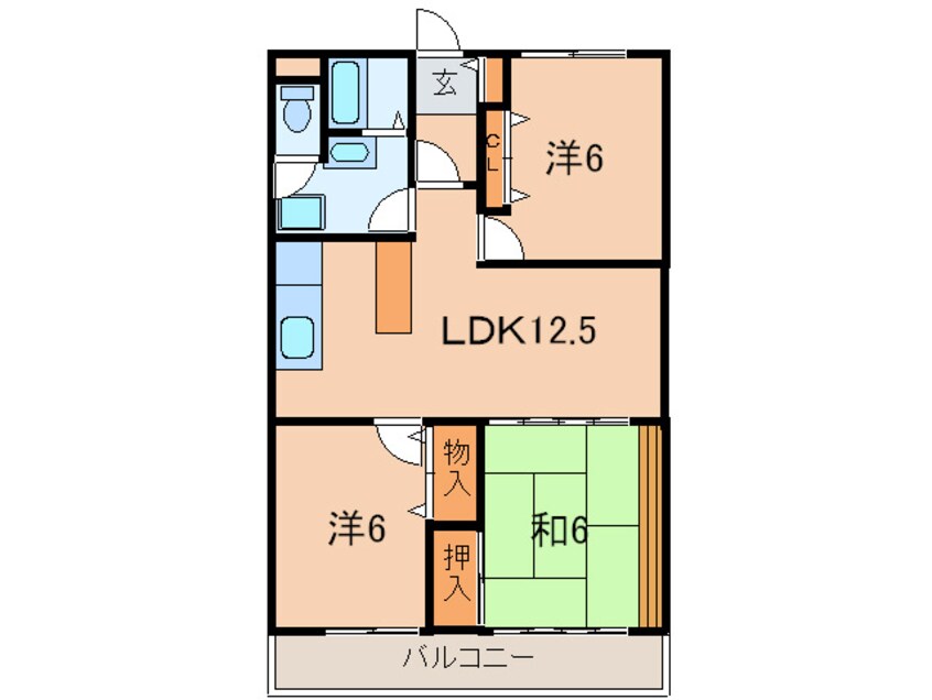 間取図 カワモヒル