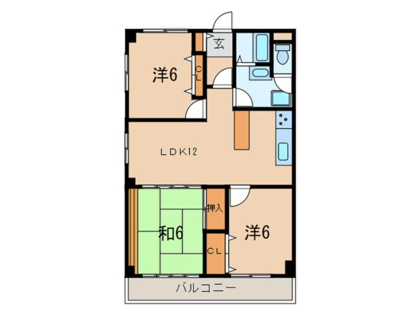 間取図 カワモヒル