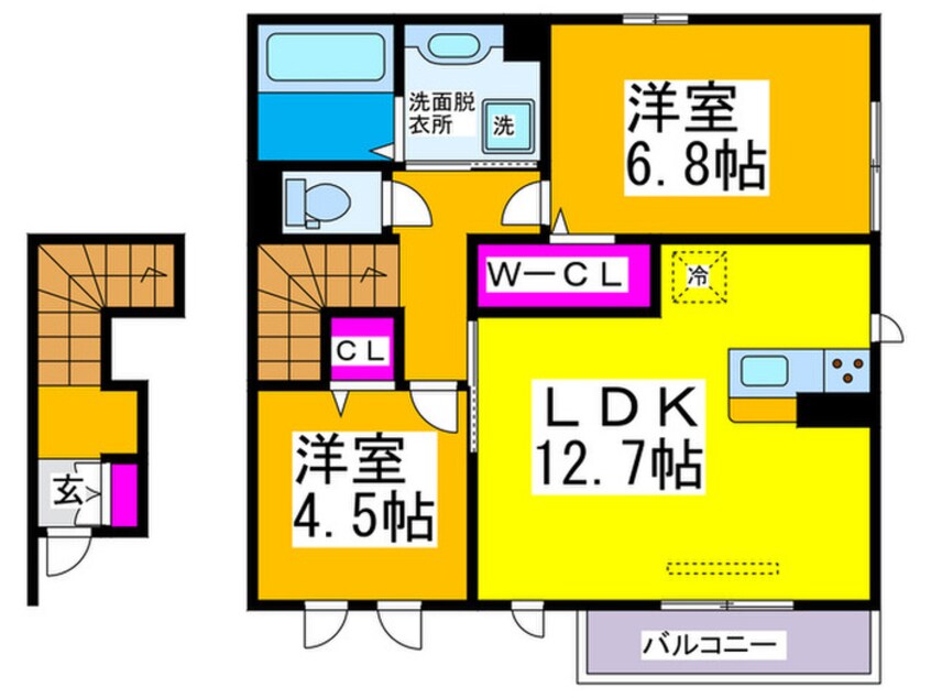 間取図 オルソ　B棟