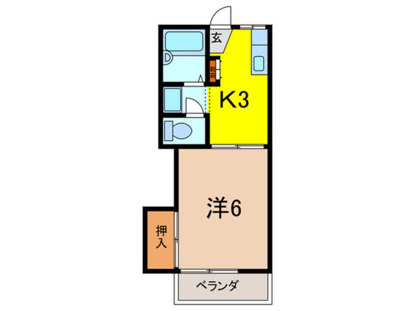 間取図 カ－サ仁川