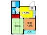 Ｋハイツ 2DKの間取り