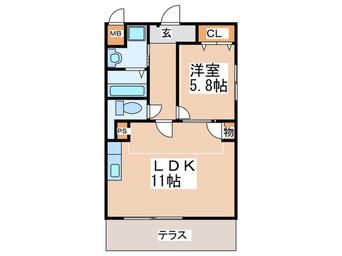 間取図 グランディ－ル