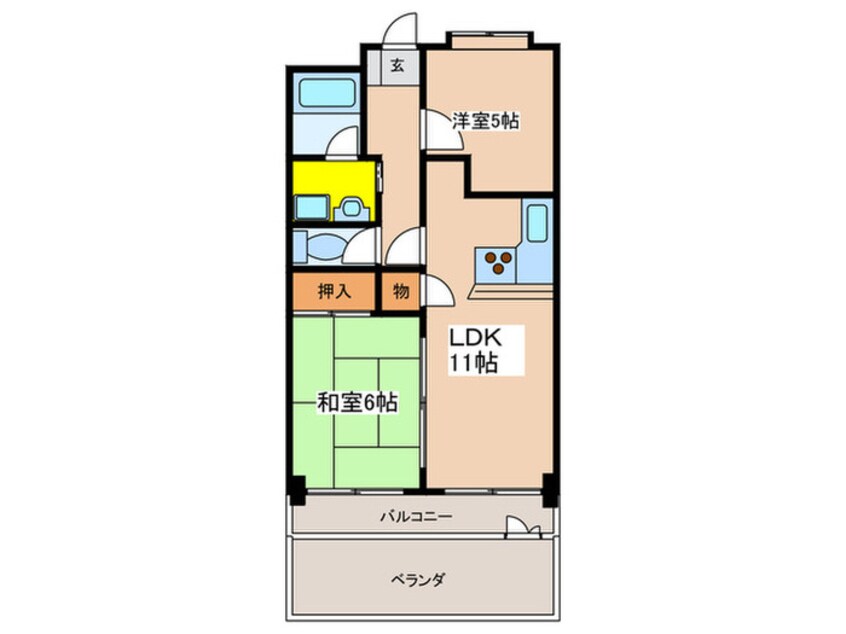 間取図 ラ・ビオーレ