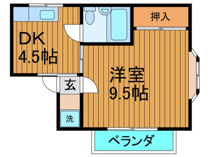 間取図 ハイツ松風