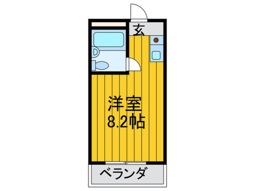 間取図 コーポ尾上