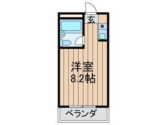 間取図 コーポ尾上