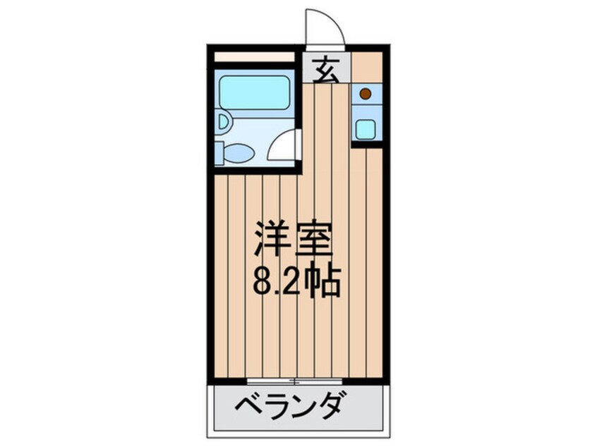 間取図 コーポ尾上