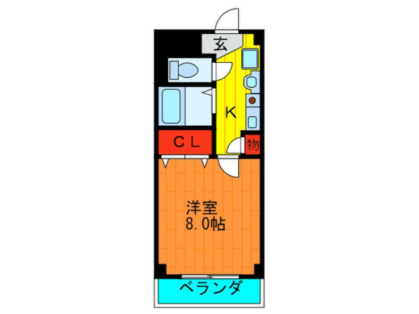 間取図 フレグランス白鳩