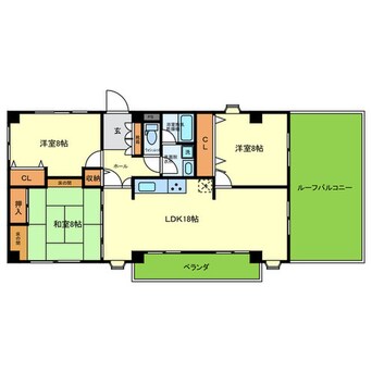 間取図 パティオ