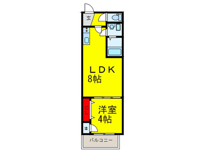 間取り図 F　maison　verdeⅡ