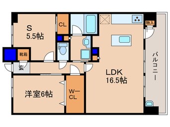 間取図 ｴｽﾃﾑｺｰﾄ大津におの浜（902）