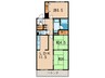 アイズ甲東 3LDKの間取り