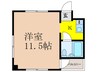 ルーチェ別院 1Kの間取り