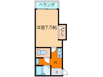 間取図 N court東粉浜