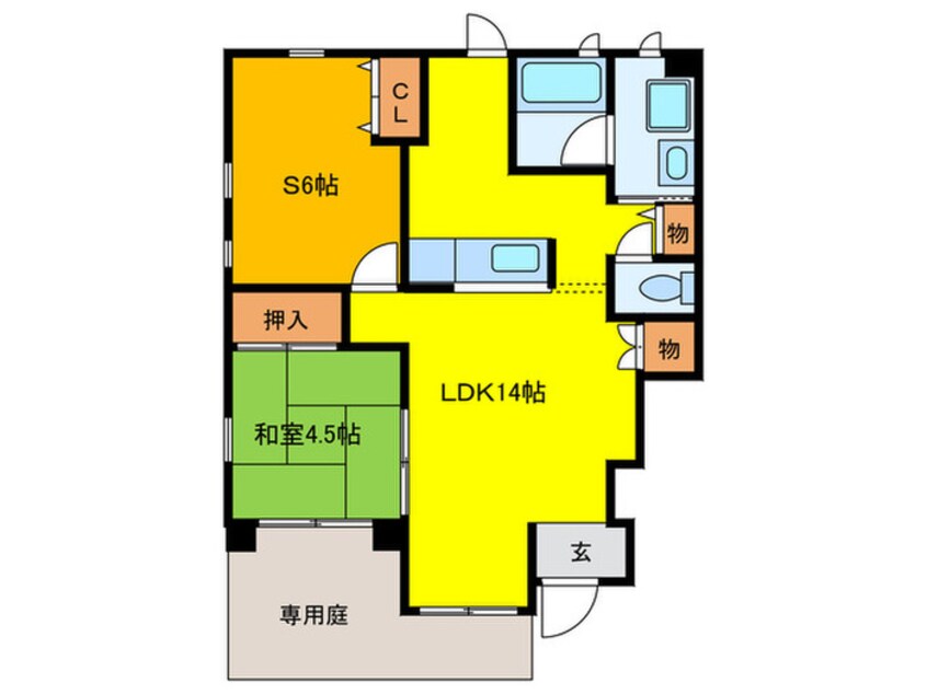 間取図 コウジィコート　Ⅱ番館