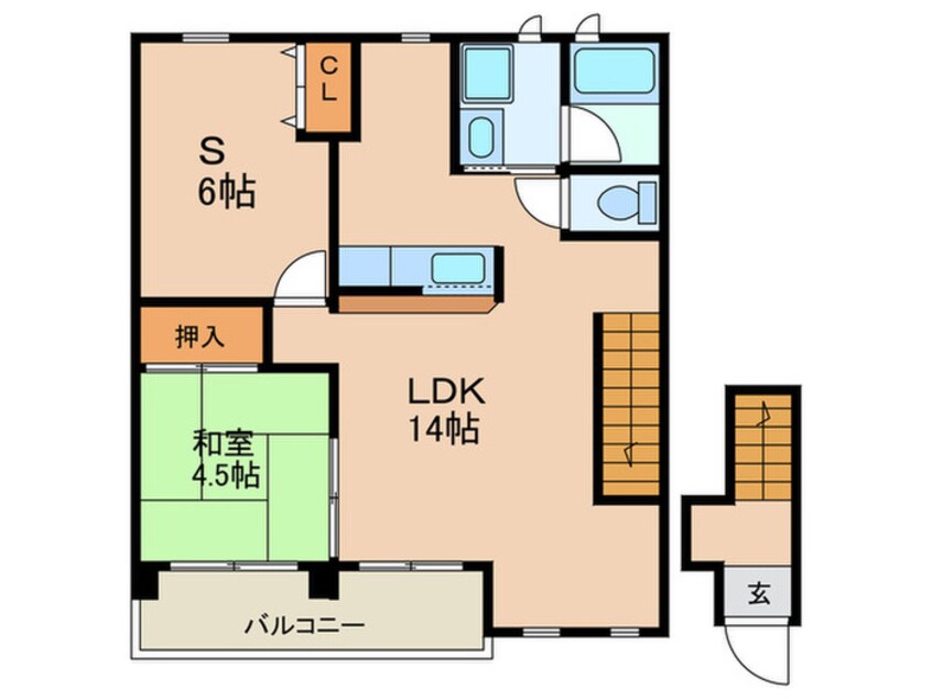 間取図 コウジィコート　Ⅱ番館