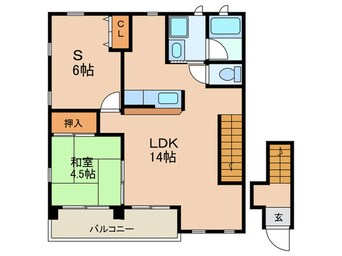 間取図 コウジィコート　Ⅱ番館