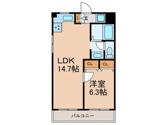 間取図 ビュ－ライフ六甲　南棟