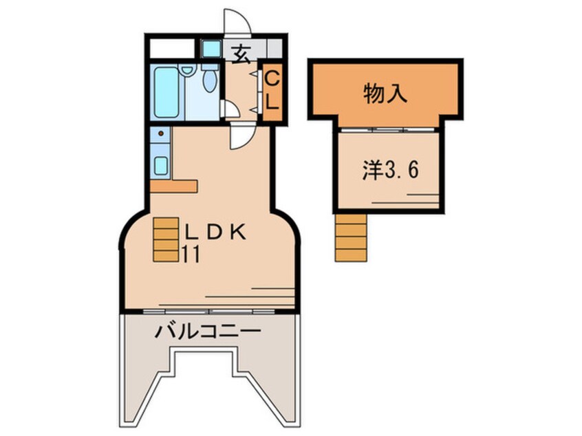 間取図 ホイットニー武庫川