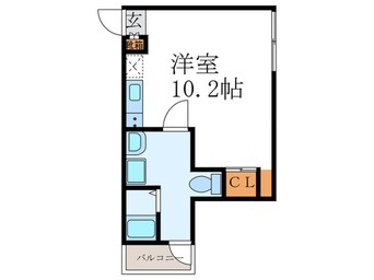 間取図 ミヤヴィ御所西