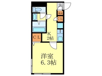 間取図 ミヤヴィ御所西