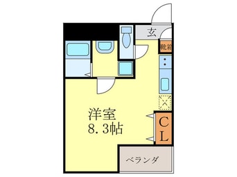 間取図 ミヤヴィ御所西