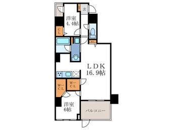 間取図 Mare京都一条