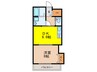 Ｆ．Ｆｌａｔｓ 1DKの間取り