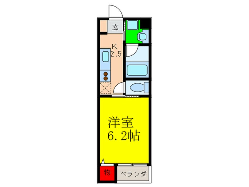 間取図 ローズミード総持寺