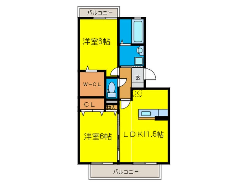間取図 メゾン高津