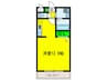 ｱﾝﾌﾟﾙ-ﾙｸﾗ-ｼﾞｭｳﾞｲ-ｳﾞﾙ 1Rの間取り