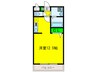 ｱﾝﾌﾟﾙ-ﾙｸﾗ-ｼﾞｭｳﾞｲ-ｳﾞﾙ 1Rの間取り