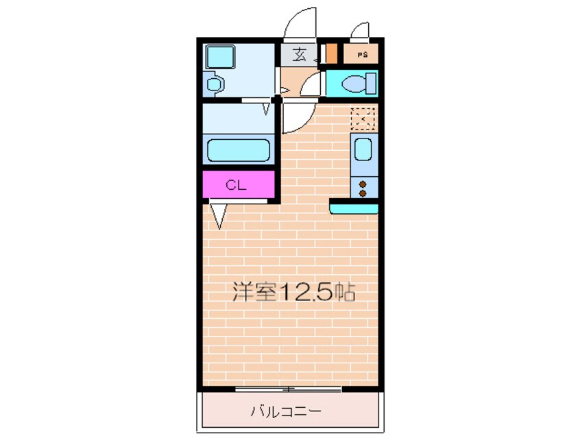 間取図 ｱﾝﾌﾟﾙ-ﾙｸﾗ-ｼﾞｭｳﾞｲ-ｳﾞﾙ