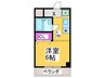 サンヒルズ和泉 1Kの間取り