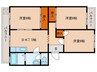 マンションきよし 3DKの間取り