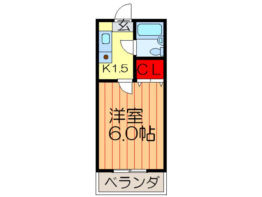 間取図 プレアール大峰元町