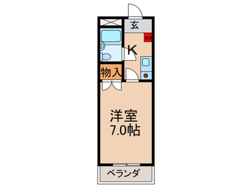 間取図 大東御殿山ビル