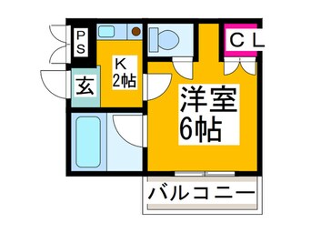 間取図 コーポクイーンⅡ