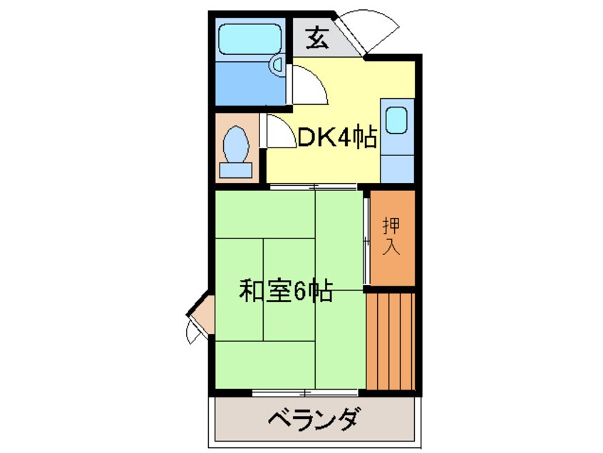 間取図 グリーンプラザ竹中