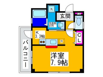 間取図 中三国ロ－ズハイツ