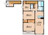 MAISON  DE  HIRO  2 3LDKの間取り