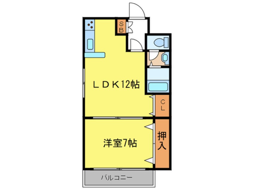 間取図 阪東ハイツ