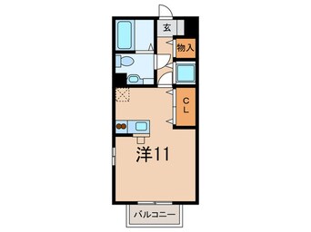 間取図 ﾗｰｾﾞﾝｳﾞｨﾗ