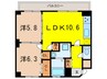 ＳｅｍｐｒｅＶｉｔａ南甲子園 2LDKの間取り